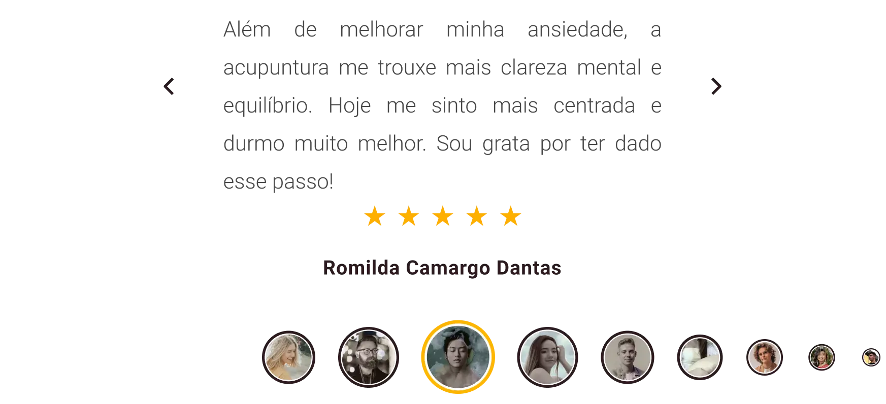 Feedback dos Clientes (5)
